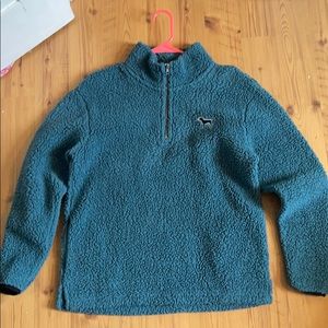 PINK Sherpa half zip